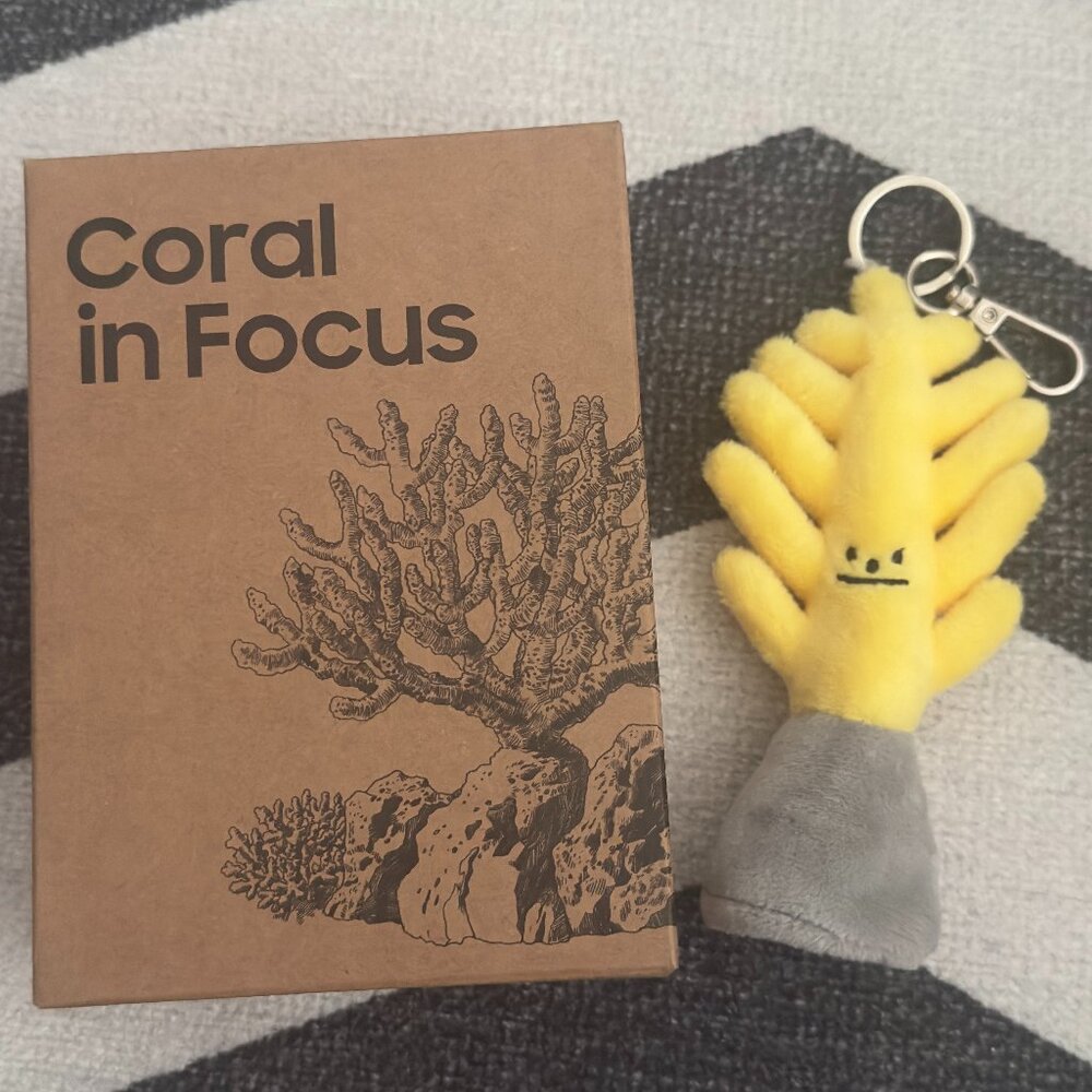 Samsung Galaxy "Coral in Focus" Plush Keychain with Box – Limited Edition
